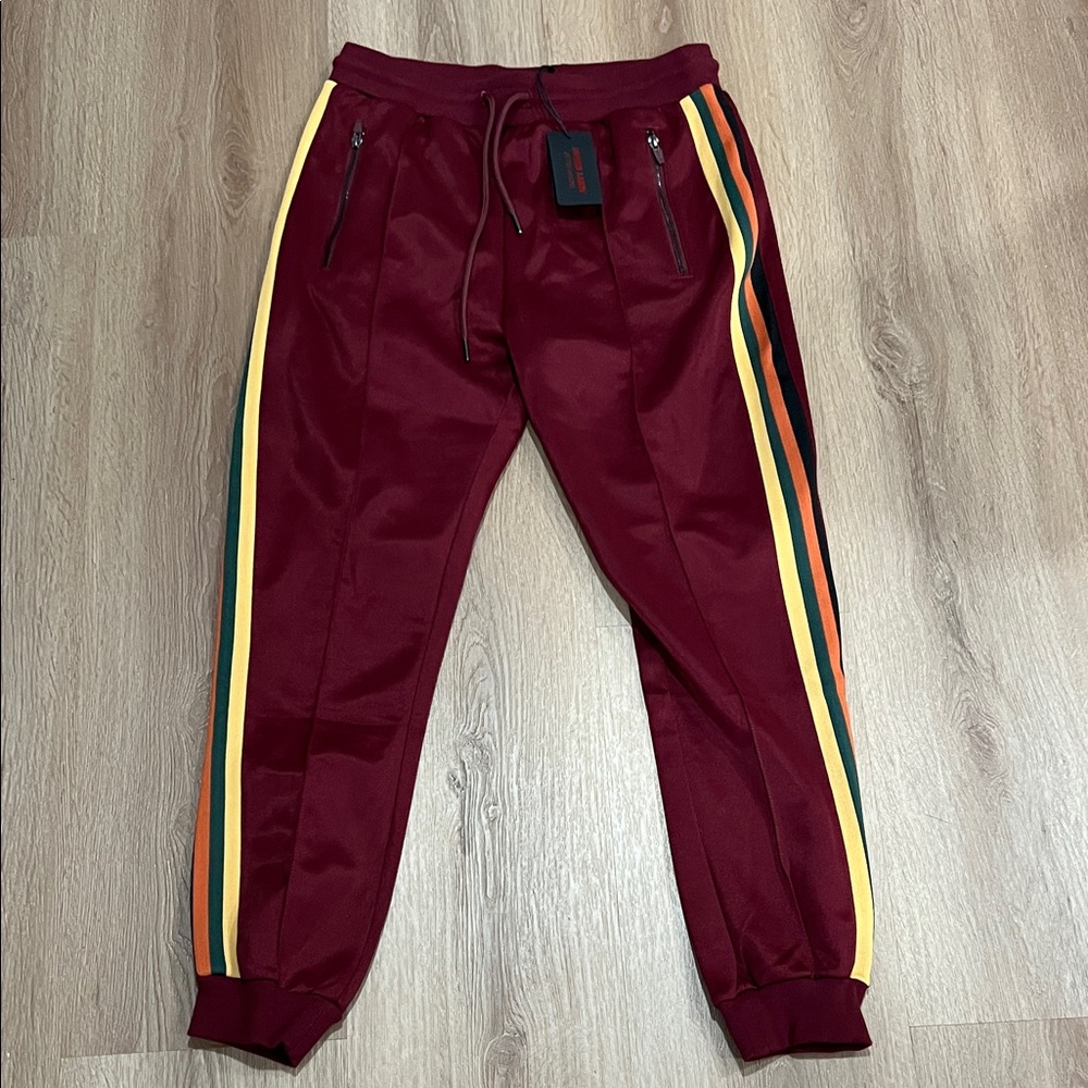Jared Lang Joggers. Brand new! Mens size medium. Burgundy red.